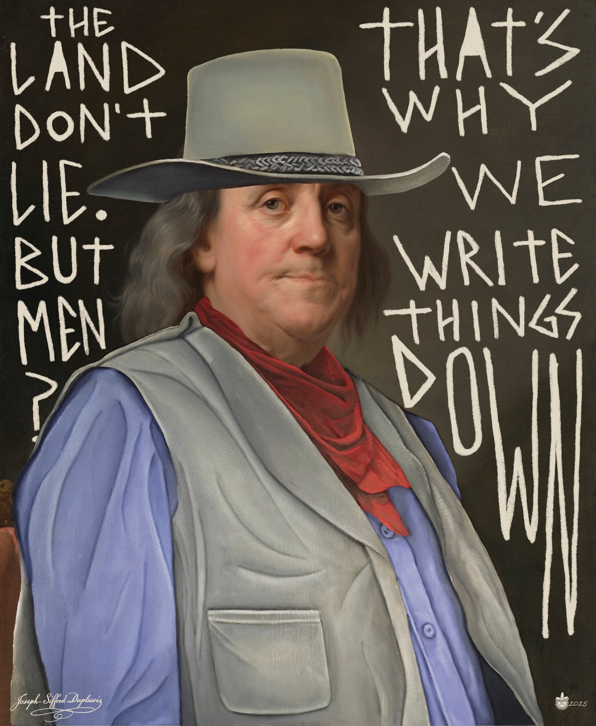 Postmaster of the Prairie, Benjamin Franklin